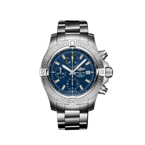 [A13317101C1A1] Avenger Chronograph 45 Stainless Steel / Blue / Bracelet