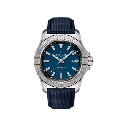 [A17328101C1X1] Avenger Automatic 42 Stainless Steel / Blue / Strap