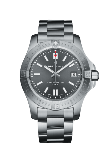 [A17313101F1A1 (aka: A1731310.F584.190A)] Chronomat Colt 41 Automatic Tempest Grey / Bracelet