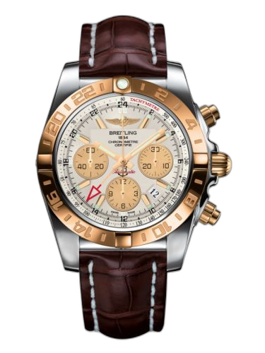 [CB042012.G755.739P] Chronomat 44 GMT Stainless Steel / Rose Gold / Sierra Silver / Croco