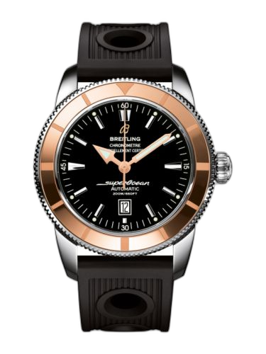 [U1732012.B868.201S] Superocean Heritage 46 Stainless Steel / Red Gold / Black / Rubber