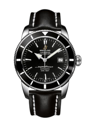 [A1732124.BA61.435X] Superocean Heritage 42 Stainless Steel / Black / Volcano Black / Calf