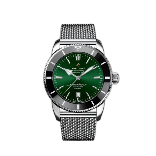 [AB2020121L1A1] Superocean Heritage II 46 Stainless Steel / Green / Bracelet