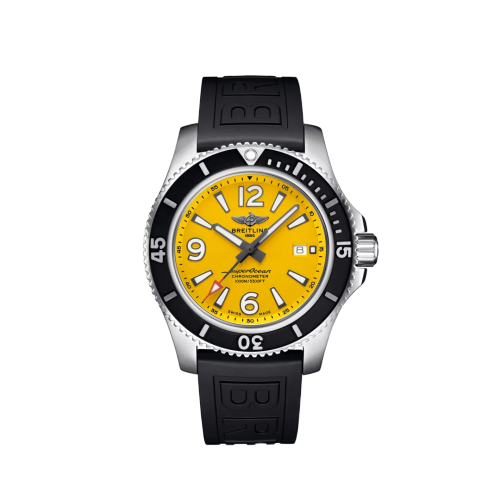 [A17367021I1S2] Superocean 44 Stainless Steel / Yellow / Rubber - Folding