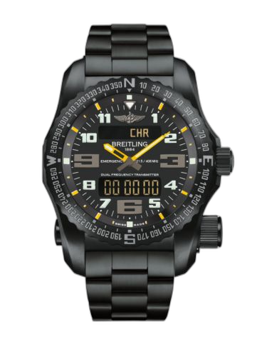[V76325A4/BC46/159V] Emergency II Night Mission / Black-Yellow / Bracelet