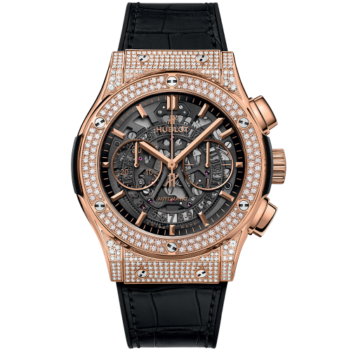 [525.OX.0180.LR.1704] Classic Fusion 45 Aerofusion Chronograph King Gold Pavé