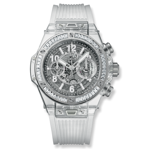 [411.JX.4802.RT.1904] Big Bang Unico 45 Sapphire / Baguettes