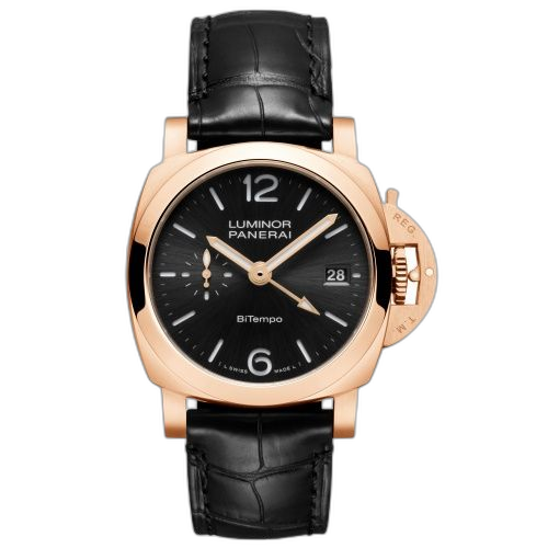 [PAM01641] Luminor Quaranta BiTempoGoldtech / Black