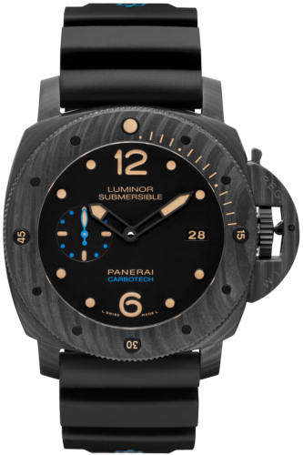 [PAM00616 (aka: PAM616, PAM 616)] Luminor Submersible 47 3 Days Automatic Carbotech / Black