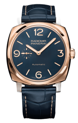 [PAM00695 (aka: PAM 695, PAM695)] Radiomir 1940 3 Days Automatic Oro Rosso Bucherer Blue Editions