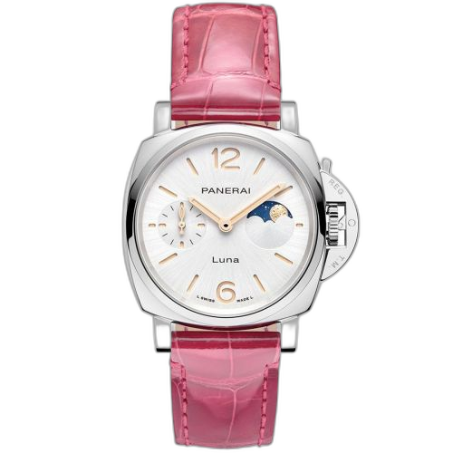 [PAM01180 (aka: PAM 1180)] Luminor Due Luna Automatic Stainless Steel / Silver