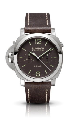 [PAM00345 (aka: PAM345, PAM 345)] Luminor 1950 Chrono Monopulsante Left-Handed 8 Days Titanio