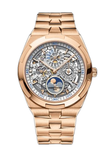 [4300V/120R-B547] Overseas Ultra-Thin Perpetual Calendar Pink Gold / Skeleton / Bracelet
