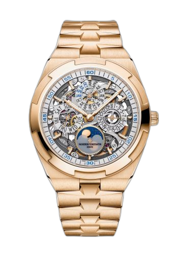 [4300V/220R-B547] Overseas Ultra-Thin Perpetual Calendar Pink Gold / Skeleton / Bracelet