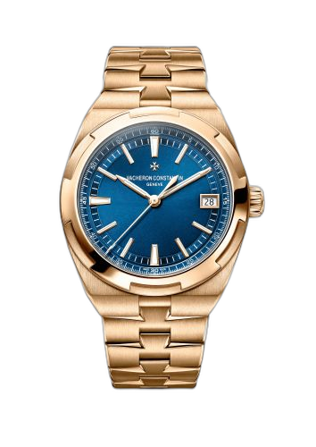 [4500V/110R-B705] Overseas Date Pink Gold / Blue