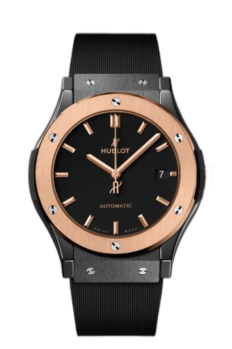 [511.CO.1181.RX] Classic Fusion 45 Ceramic - King Gold / Black / Rubber