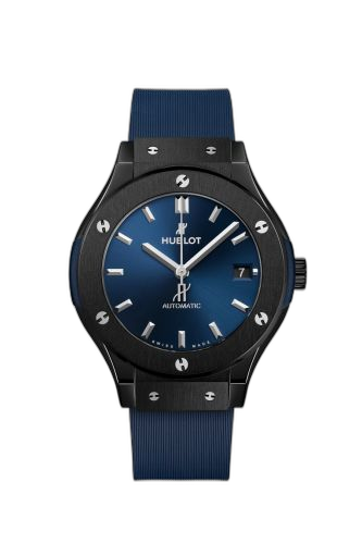 [565.CM.7170.RX] Classic Fusion 38 Ceramic / Blue / Rubber