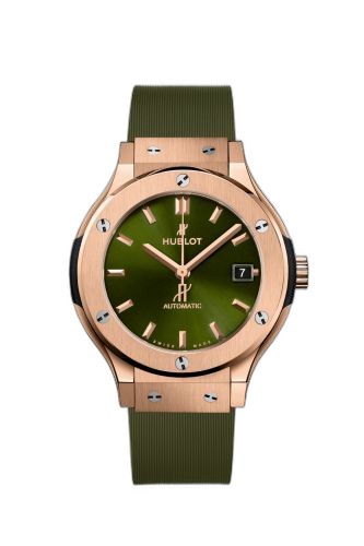 [565.OX.8980.RX] Classic Fusion 38 King Gold / Green / Alligator