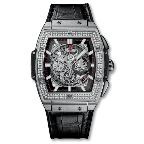 [601.NX.0173.LR.1104] Spirit of Big Bang 45 Titanium / Diamonds