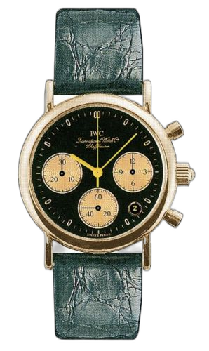 [IW3730-01 (aka: IW373001)] Portofino Lady Chronograph MecaQuartz Rose Gold / Black / Alligator