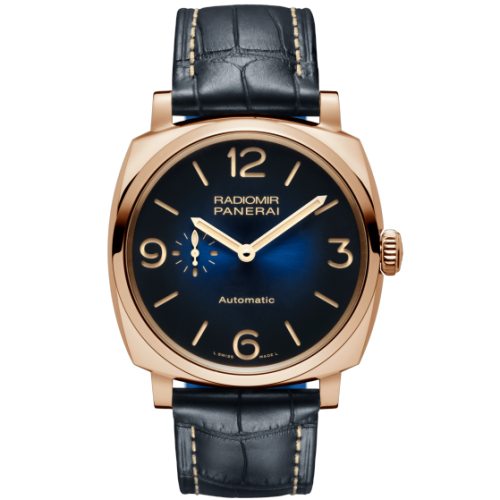 [PAM00934 (aka: PAM934, PAM 934)] Radiomir 1940 45 3 Days Automatic Red Gold / Blue / Mediterraneo