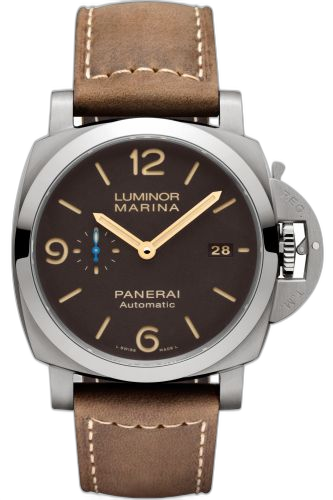 [PAM01351] Luminor 1950 Marina 44 3 Days Automatic Titanium / Brown