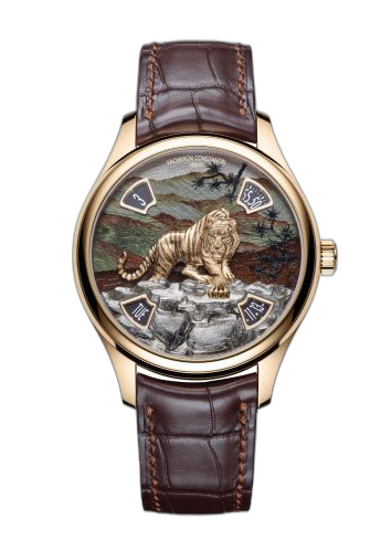 [7600C/000R-B447] Les Cabinotiers Les Cabinotiers Imperial Tiger Pink Gold / Green Wood