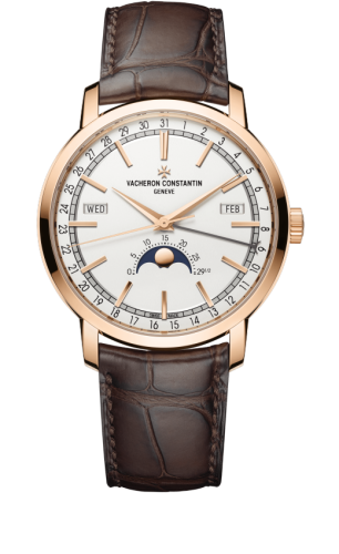 [4010T/000R-B344] Traditionnelle Complete Calendar Pink Gold / Silver