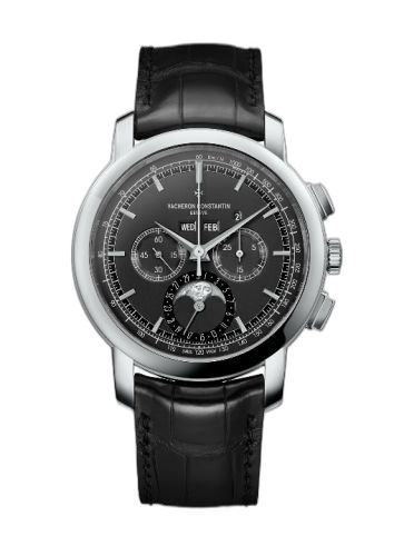 [5000T/000P-B048] Traditionnelle Chronograph Perpetual Calendar Platinum / Black