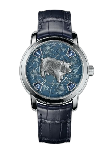 [86073/000P-B428] Métiers d'Art The Legend of the Chinese Zodiac Year of the Pig Platinum