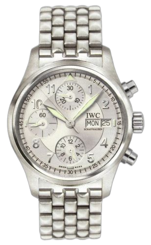[IW3706-26 (aka: IW370626)] Pilot's Watch Spitfire Chronograph Stainless Steel / Silver / German / Bracelet