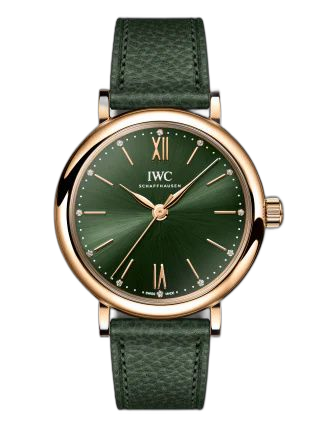 [IW3574-15 (aka: IW357415)] Portofino 34 Red Gold / Green