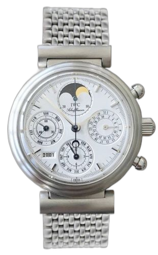 [IW3750-20 (aka: IW375020)] Da Vinci Perpetual Stainless Steel / White / Italian / Bracelet