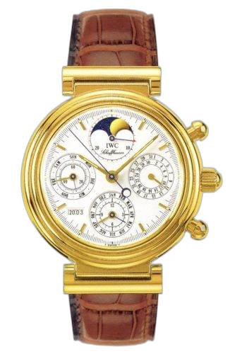 [IW3750-04 (aka: 3750-04, IW375004)] Da Vinci Perpetual Yellow Gold / White / French