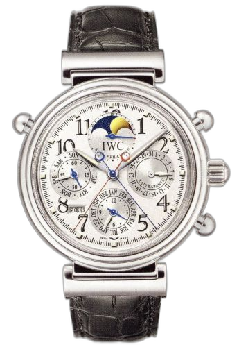 [IW3754-11 (aka: IW375411)] Da Vinci Perpetual Rattrapante Platinum / Silver / English