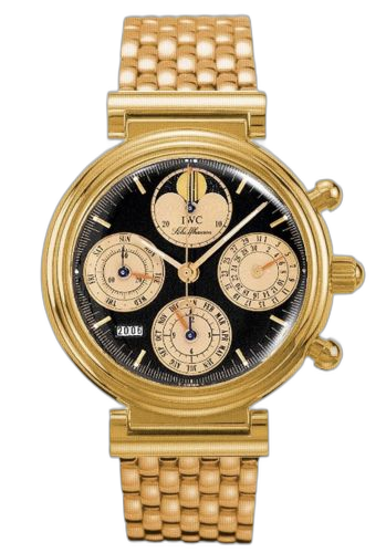 [IW9252-12 (aka: IW925212)] Da Vinci Perpetual Red Gold / Black / French / Bracelet