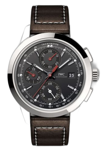 [IW3808-BJ (aka: IW3808BJ)] Ingenieur Chronograph Custom Stainless Steel / Black-Red / Calf