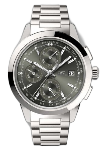 [IW3808-BR (aka: IW3808BR)] Ingenieur Chronograph Custom Stainless Steel / Green-Rhodium / Bracelet