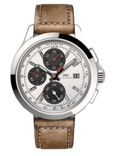 [IW3808-CM (aka: IW3808CM)] Ingenieur Chronograph Custom Stainless Steel / Silver-Black-Red / Calf