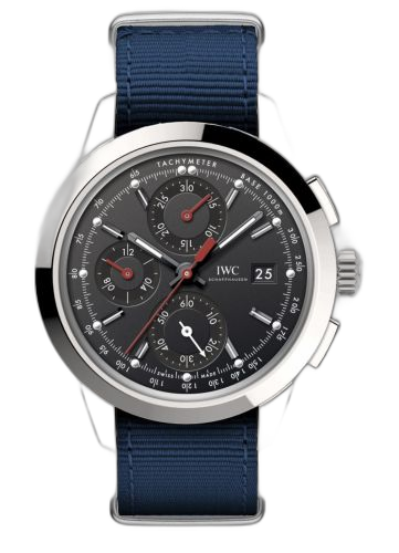 [IW3808-DE (aka: IW3808DE)] Ingenieur Chronograph Custom Stainless Steel / Black-Red / NATO
