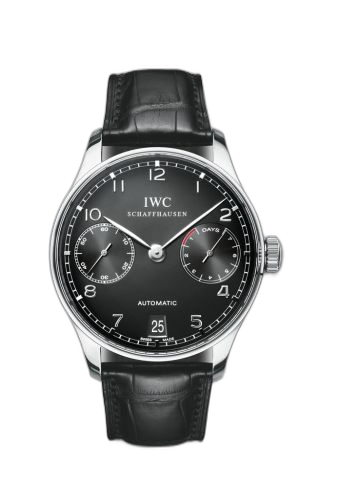 [IW5001-09 (aka: 5001-09, IW500109)] Portuguese Automatic Stainless Steel / Black