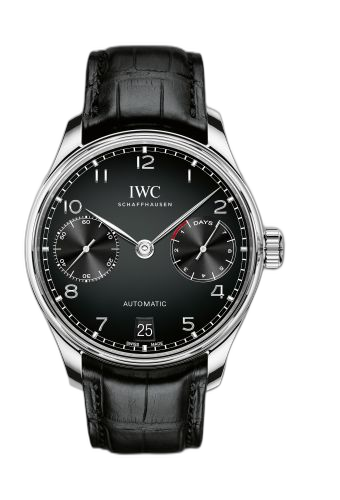 [IW5007-03 (aka: 5007-03, IW500703)] Portugieser Automatic 5007 Stainless Steel / Black