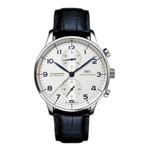 [IW3714-17 (aka: 3714-17, IW371417)] Portuguese Chrono-Automatic Stainless Steel / Silver