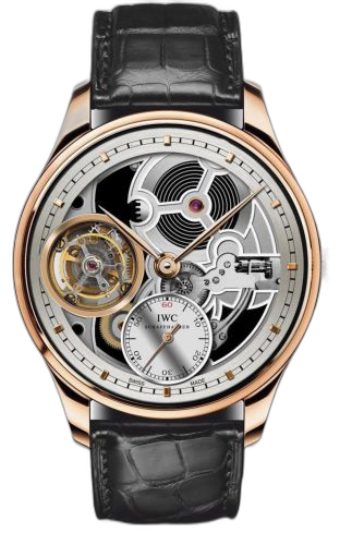 [IW5462-01 (aka: IW546201)] Portugieser Tourbillon Hand-Wound Squelette Red Gold