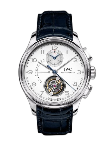 [IW3940-06 (aka: IW394006)] Portugieser Tourbillon Rétrograde Chronograph Platinum / Silver