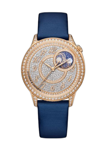 [8006F/000R-B976] Égérie Moonphase 37 Rose Gold - Diamond / Diamond