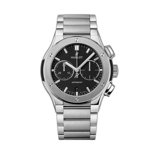 [520.NX.1170.NX] Classic Fusion 45 Chronograph Titanium / Black / Bracelet