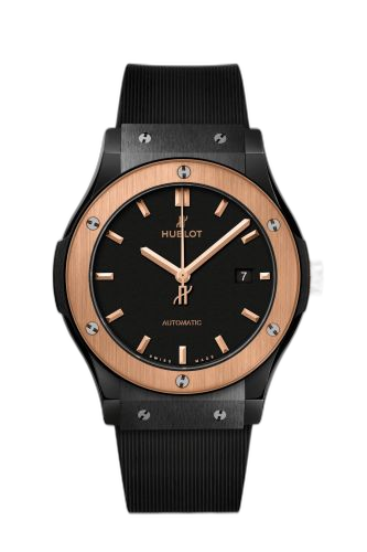 [542.CO.1181.RX] Classic Fusion 42 Ceramic - King Gold / Black / Rubber