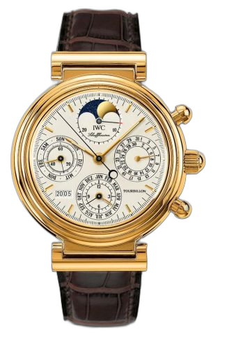 [IW3752-01 (aka: 3752-01, IW375201)] Da Vinci Tourbillon Yellow Gold / German