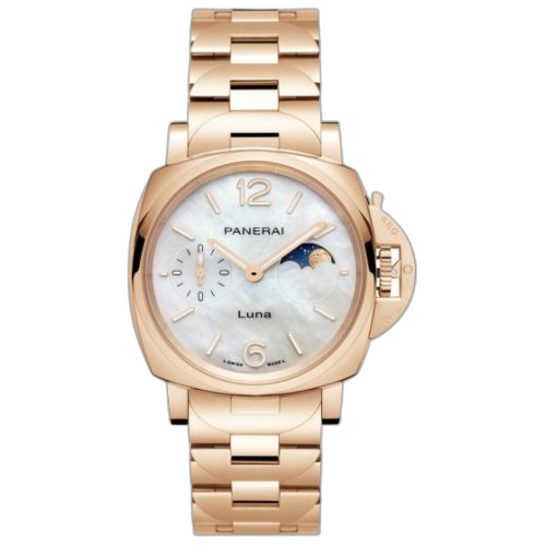 [PAM01504] Luminor Due Luna TuttoOro Goldtech / MOP / Bracelet